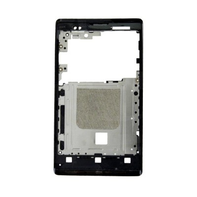 Lcd Frame Middle Chassis For Sony Xperia E4g Dual Black By - Maxbhi Com