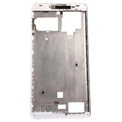 Lcd Frame Middle Chassis For Doogee Y6 Max White By - Maxbhi Com