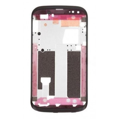 Lcd Frame Middle Chassis For Htc Desire V T328w White By - Maxbhi Com
