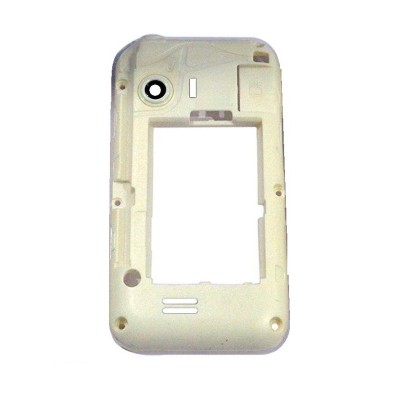 Lcd Frame Middle Chassis For Samsung E2652w Champ Duos Yellow Black By - Maxbhi Com