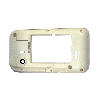 Lcd Frame Middle Chassis For Samsung E2652w Champ Duos Yellow Black By - Maxbhi Com