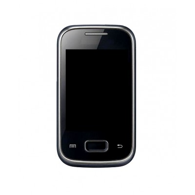 Lcd Frame Middle Chassis For Samsung Galaxy Pocket Duos S5302 Black By - Maxbhi Com