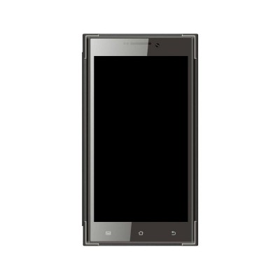 Lcd Frame Middle Chassis For Karbonn Platinum P9 Black By - Maxbhi Com