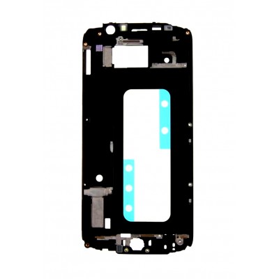 Lcd Frame Middle Chassis For Samsung Galaxy S6 128gb Black By - Maxbhi Com