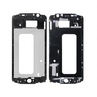 Lcd Frame Middle Chassis For Samsung Galaxy S6 128gb White By - Maxbhi Com