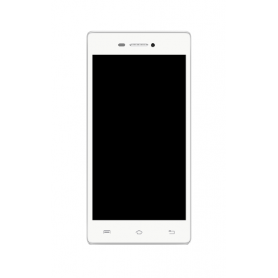 Lcd Frame Middle Chassis For Lava Flair Z1 White By - Maxbhi Com
