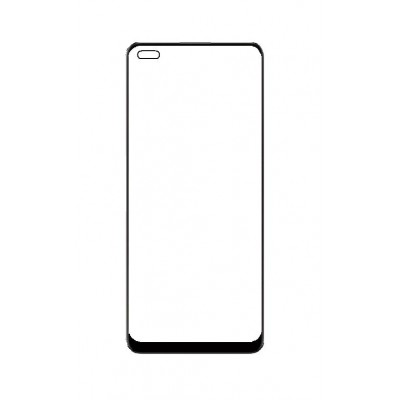 Replacement Front Glass For Oppo Reno 4 Blue By - Maxbhi Com