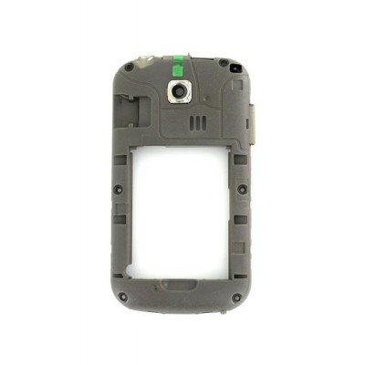 Lcd Frame Middle Chassis For Samsung S3350 Black By - Maxbhi Com