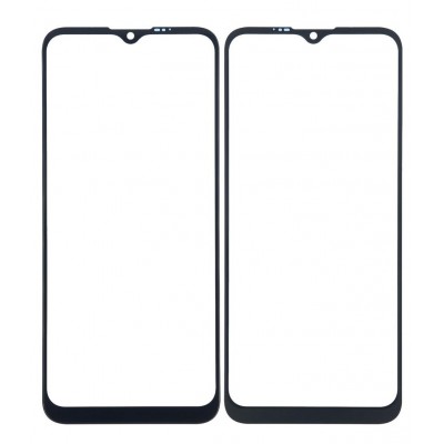 Replacement Front Glass For Motorola One Fusion Black By - Maxbhi Com