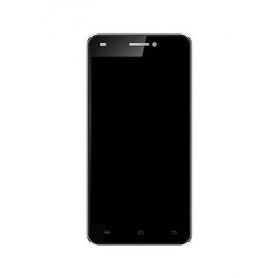 Lcd Frame Middle Chassis For Xolo Q1200 Black By - Maxbhi Com