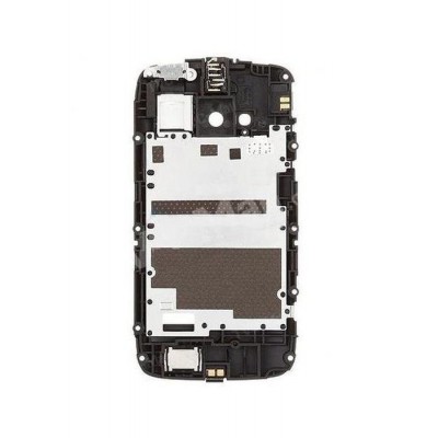 Lcd Frame Middle Chassis For Nokia Sabre Black By - Maxbhi Com
