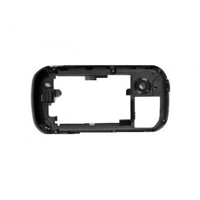 Lcd Frame Middle Chassis For Samsung Corby Plus White By - Maxbhi Com