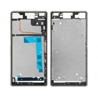 Lcd Frame Middle Chassis For Sony Xperia Z3 Green By - Maxbhi Com