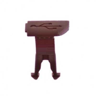 Usb Cover For Nokia 6300 Red - Maxbhi Com