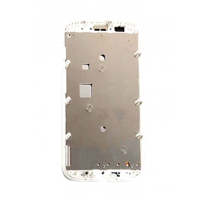 Lcd Frame Middle Chassis For Motorola Moto E Xt1021 White By - Maxbhi Com