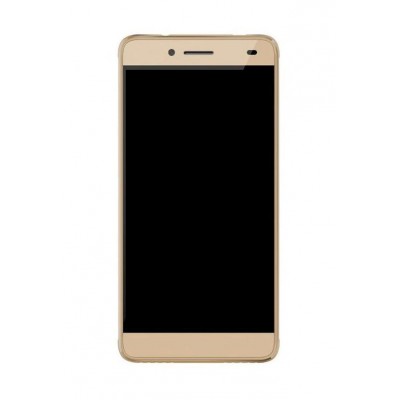 Lcd Frame Middle Chassis For Qmobile Noir S4 Black By - Maxbhi Com