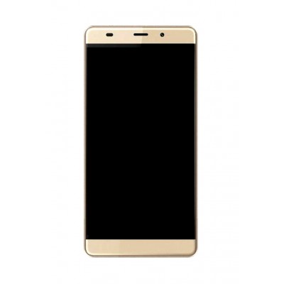 Lcd Frame Middle Chassis For Qmobile M350 Pro Black By - Maxbhi Com