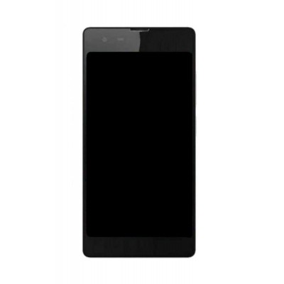Lcd Frame Middle Chassis For Infinix Hot 2 Black By - Maxbhi Com