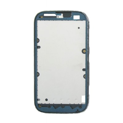 Lcd Frame Middle Chassis For Nokia Lumia 510 Black By - Maxbhi Com