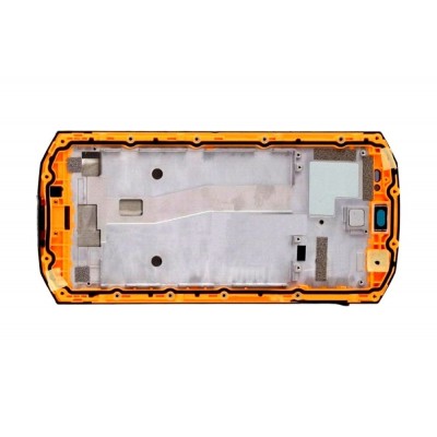 Lcd Frame Middle Chassis For Doogee S70 Orange By - Maxbhi Com