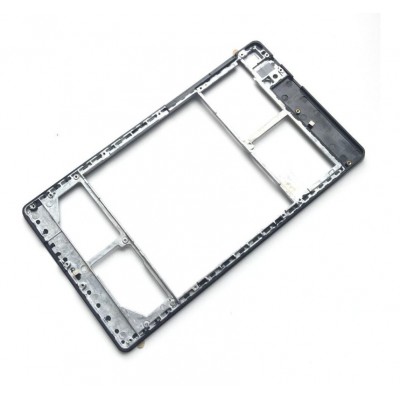 Lcd Frame Middle Chassis For Google Nexus 7c 2012 32gb Wifi And 3g 1st Gen White By - Maxbhi Com