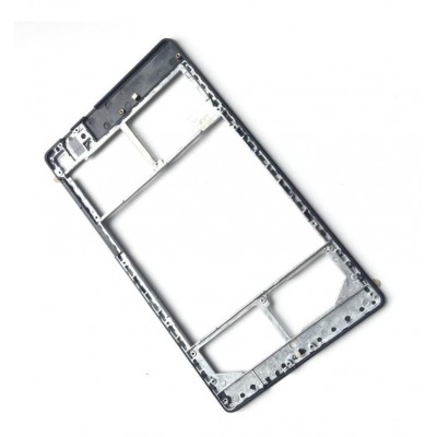 Lcd Frame Middle Chassis For Google Nexus 7c 2012 32gb Wifi And 3g 1st Gen White By - Maxbhi Com