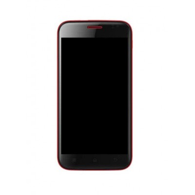 Lcd Frame Middle Chassis For Intex Aqua Curve Red By - Maxbhi Com