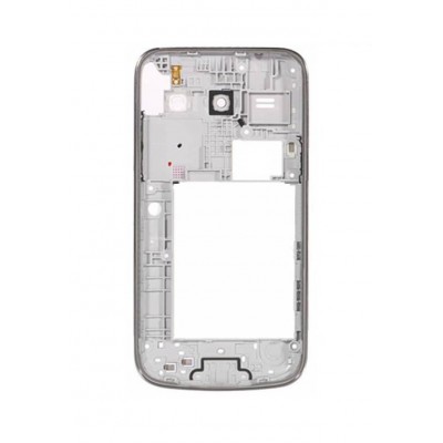 Lcd Frame Middle Chassis For Samsung Galaxy Star Advance White By - Maxbhi Com