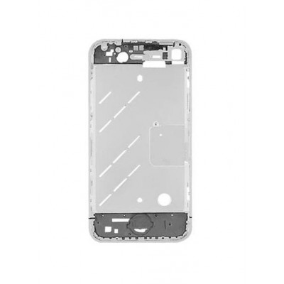 Lcd Frame Middle Chassis For Apple Iphone 4 32gb White By - Maxbhi Com