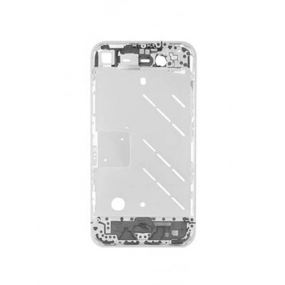 Lcd Frame Middle Chassis For Apple Iphone 4 32gb White By - Maxbhi Com
