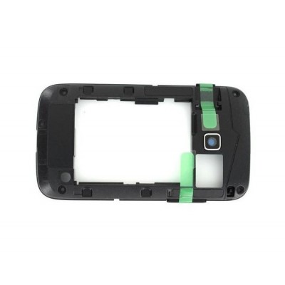 Lcd Frame Middle Chassis For Samsung Galaxy Music Duos Black By - Maxbhi Com