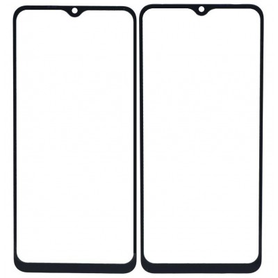 Replacement Front Glass For Vivo Y20 2020 Black By - Maxbhi Com