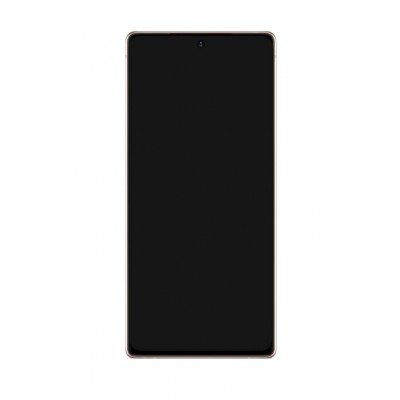 Lcd Frame Middle Chassis For Samsung Galaxy Note 20 5g Blue By - Maxbhi Com