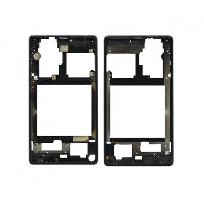 Lcd Frame Middle Chassis For Doogee Mix Lite Black By - Maxbhi Com