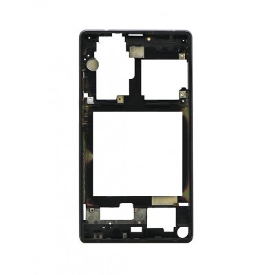 Lcd Frame Middle Chassis For Doogee Mix Lite Black By - Maxbhi Com