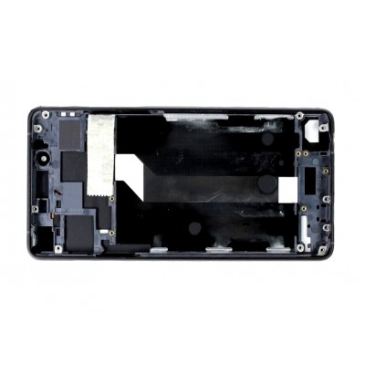 Lcd Frame Middle Chassis For Wiko Highway Black By - Maxbhi Com