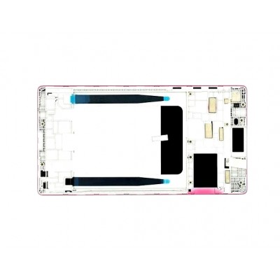 Lcd Frame Middle Chassis For Lenovo Tab 3 730x White By - Maxbhi Com