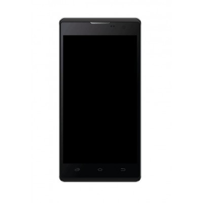 Lcd Frame Middle Chassis For Intex Cloud String Hd Black By - Maxbhi Com