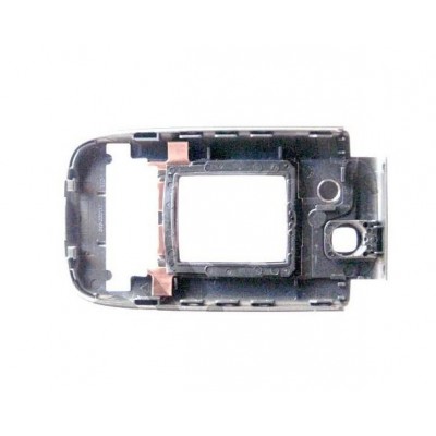 Lcd Frame Middle Chassis For Nokia 6131 Black By - Maxbhi Com