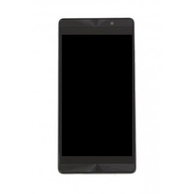 Lcd Frame Middle Chassis For Micromax Canvas Fire 4g Plus Q412 Black By - Maxbhi Com