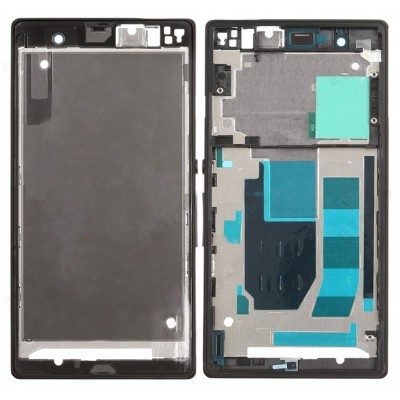 Lcd Frame Middle Chassis For Sony Xperia Z Lt36i Purple By - Maxbhi Com
