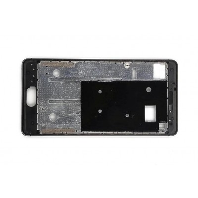 Lcd Frame Middle Chassis For Wiko Ufeel Black By - Maxbhi Com