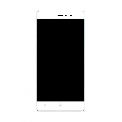 Lcd Frame Middle Chassis For Qmobile Noir Z12 Pro White By - Maxbhi Com