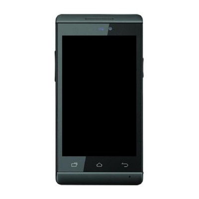 Lcd Frame Middle Chassis For Xolo A500s Red By - Maxbhi Com
