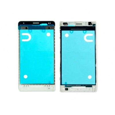 Lcd Frame Middle Chassis For Sony Ericsson Xperia E1 D2004 White By - Maxbhi Com