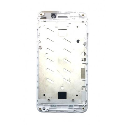 Lcd Frame Middle Chassis For Prestigio Multiphone 5400 Duo White By - Maxbhi Com