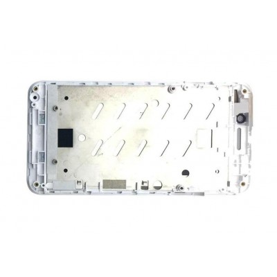 Lcd Frame Middle Chassis For Prestigio Multiphone 5400 Duo White By - Maxbhi Com