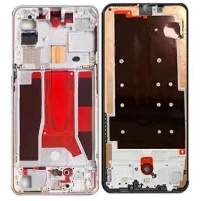 Lcd Frame Middle Chassis For Oppo Find X2 Lite White By - Maxbhi Com