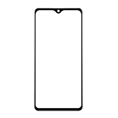 Replacement Front Glass For Oppo A8 Black By - Maxbhi Com