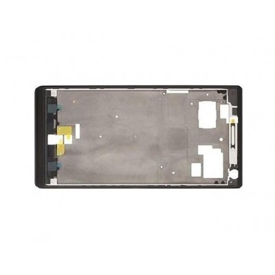 Lcd Frame Middle Chassis For Huawei Ascend P1 Xl U9200e Black By - Maxbhi Com